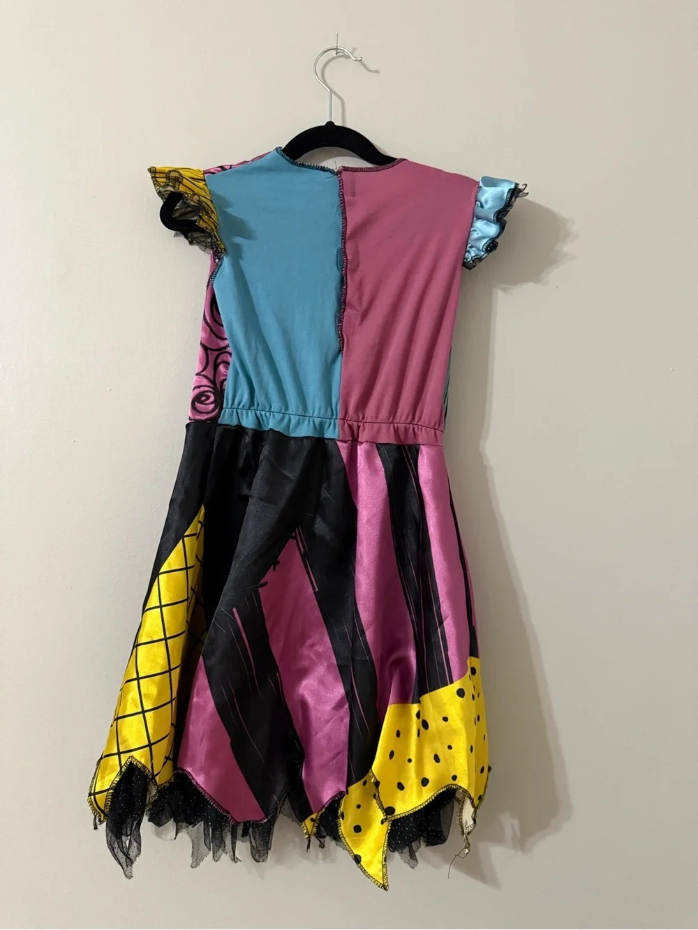 Disney Nightmare Before Christmas Sally Patchwork Dress Kids 7-8